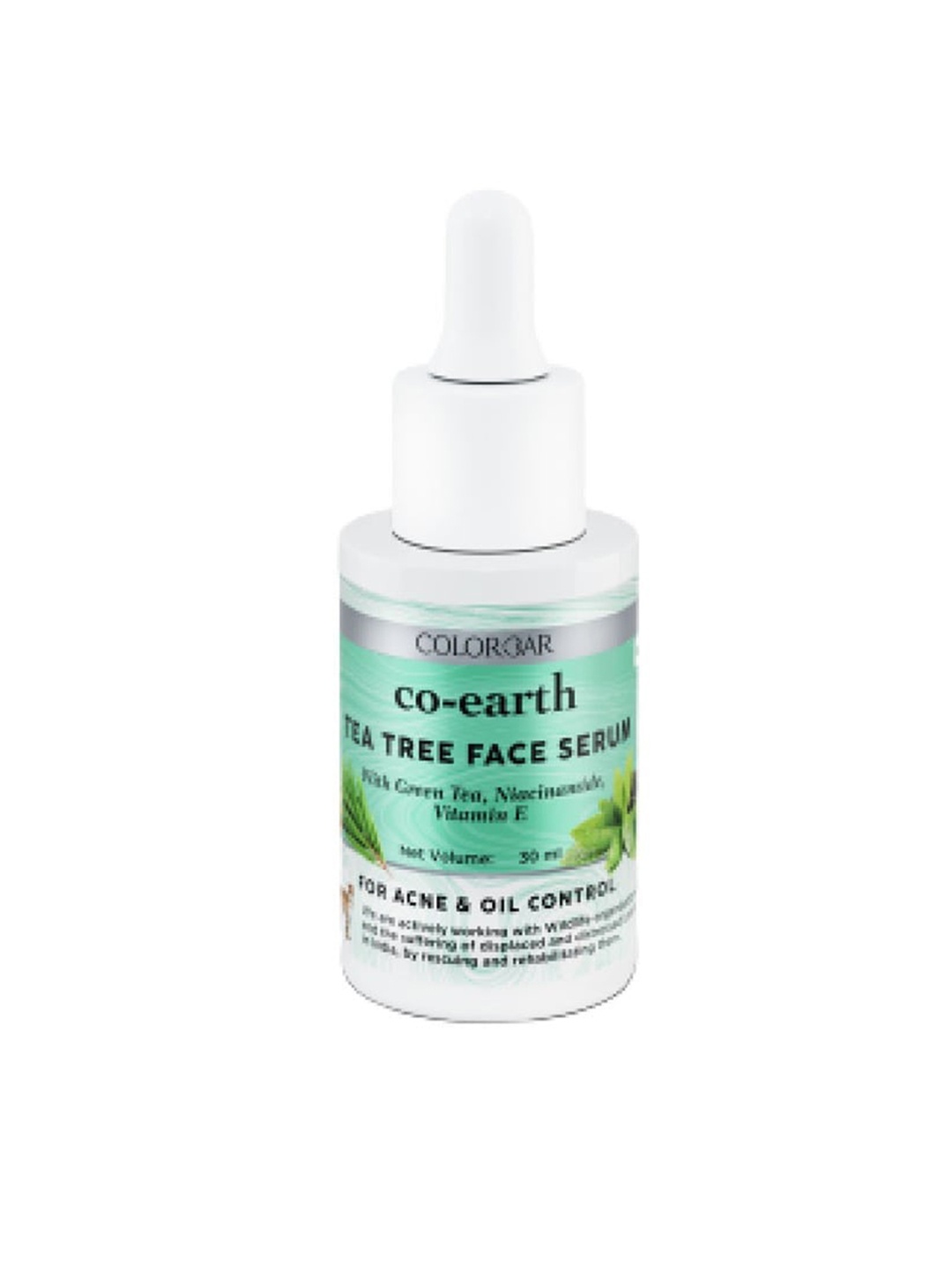 Colorbar White Co-earth Tea Tree Face Serum- 30ml