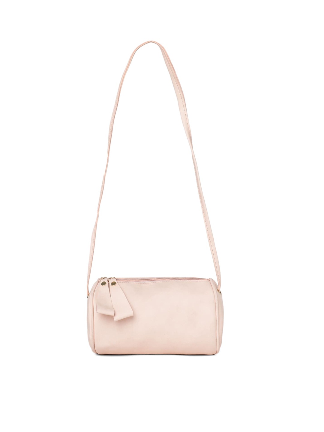Fostelo Rose Gold PU Oversized Structured Handheld Bag
