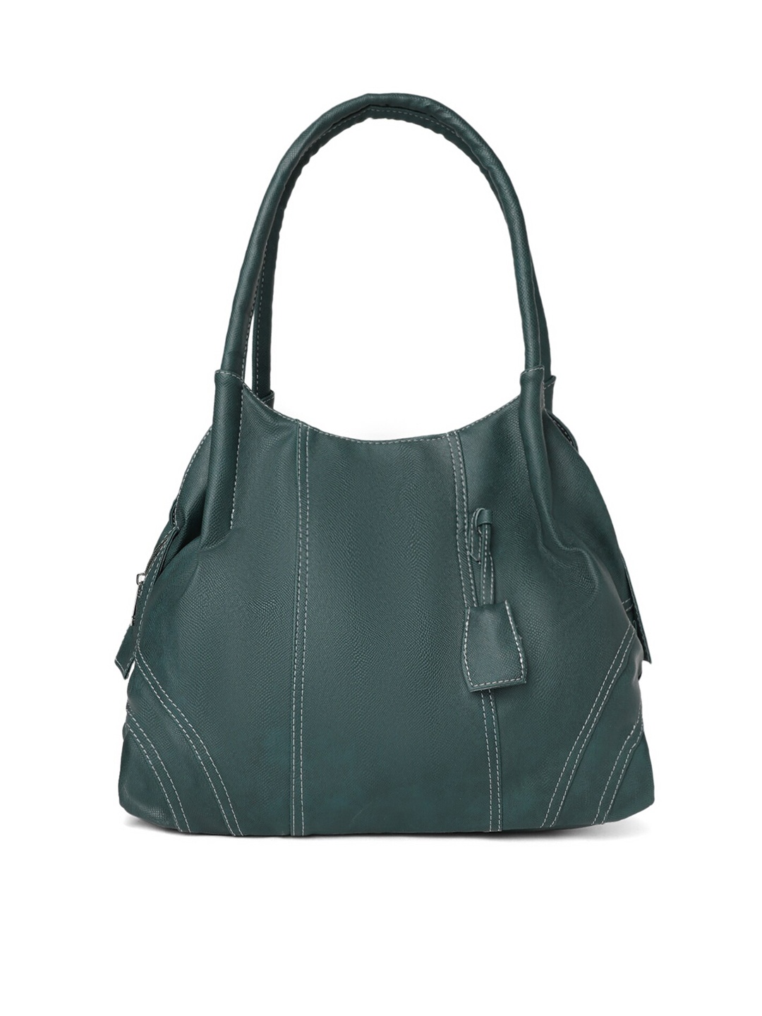

Fostelo Green PU Bowling Handheld Bag with Quilted