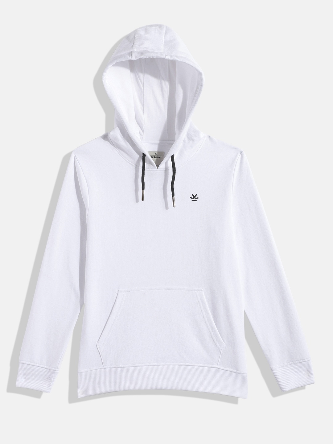 

WROGN YOUTH Boys White Hooded Sweatshirt