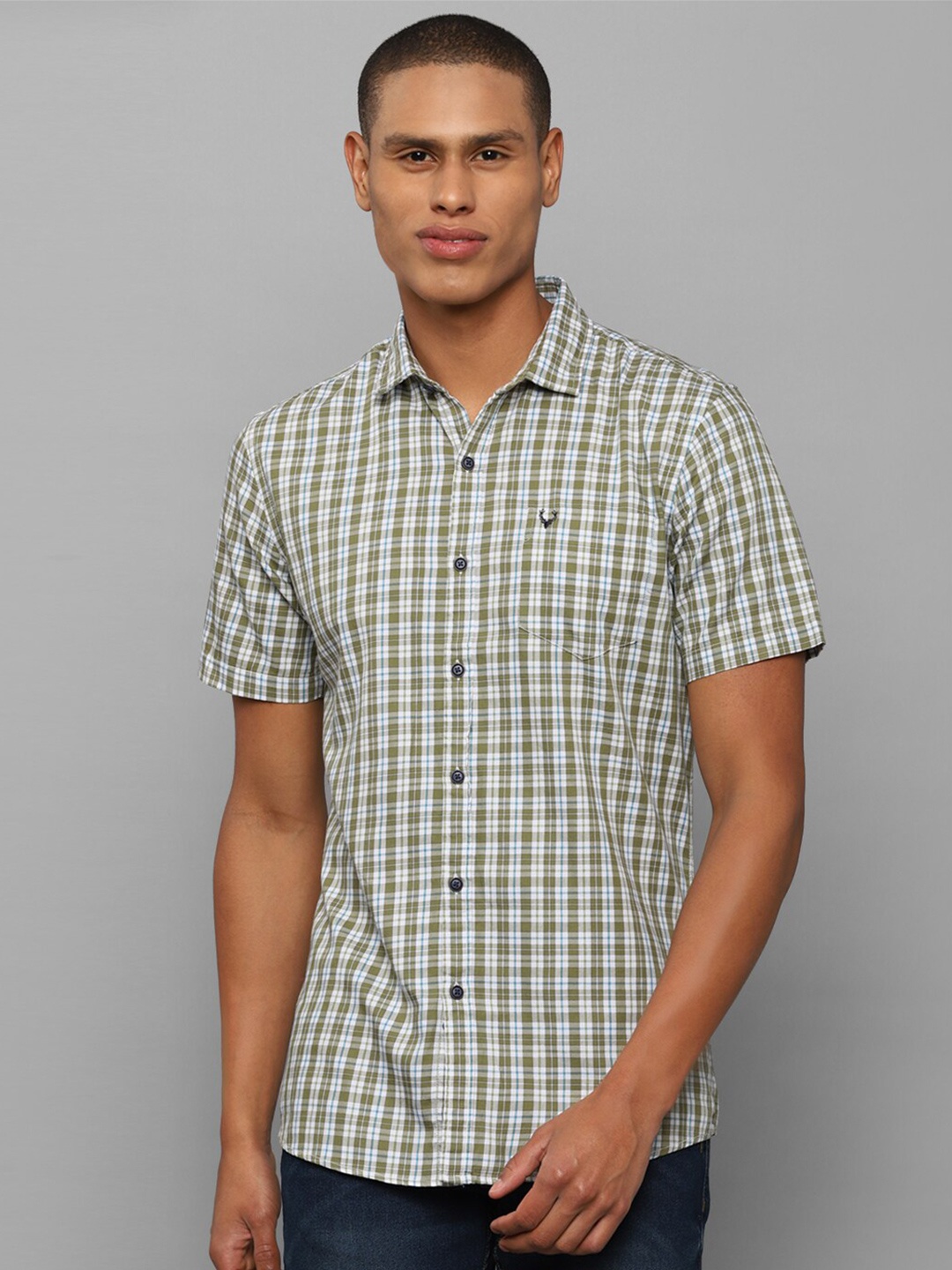 

Allen Solly Sport Men Multicoloured Checked Casual Shirt, Multi