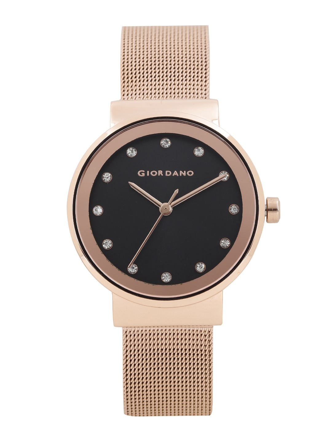 

GIORDANO Women Black Analogue Watch A2047-11