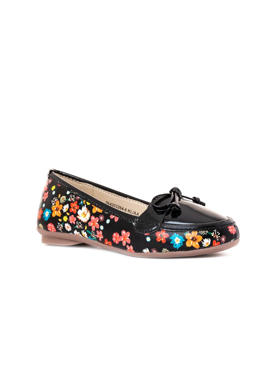 

Khadims Girls Black Printed Loafers
