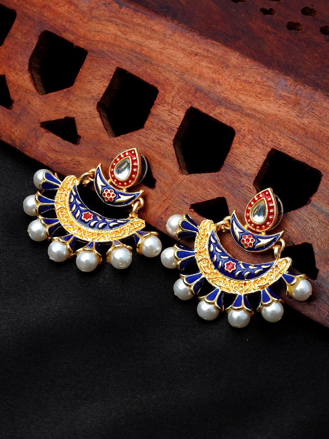 

Urmika Multicoloured Contemporary Chandbalis Earrings, Multi