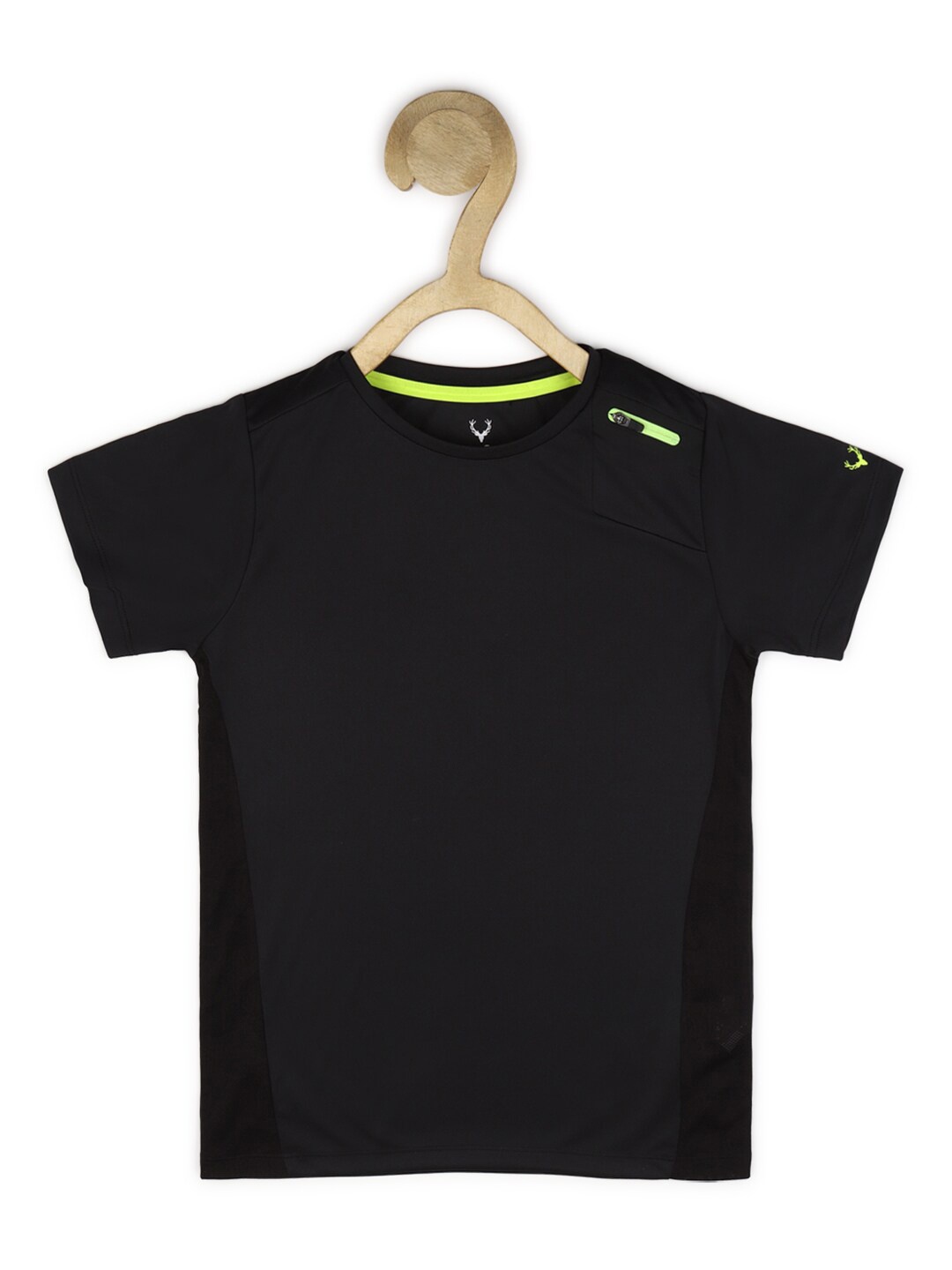 

Allen Solly Junior Boys Black T-shirt