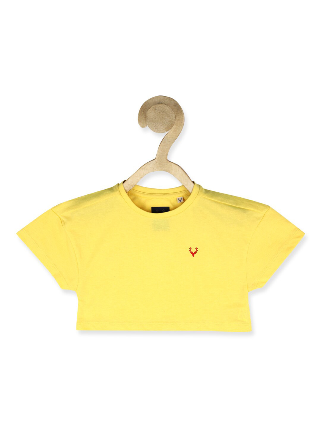 

Allen Solly Junior Girls Yellow V-Neck T-shirt