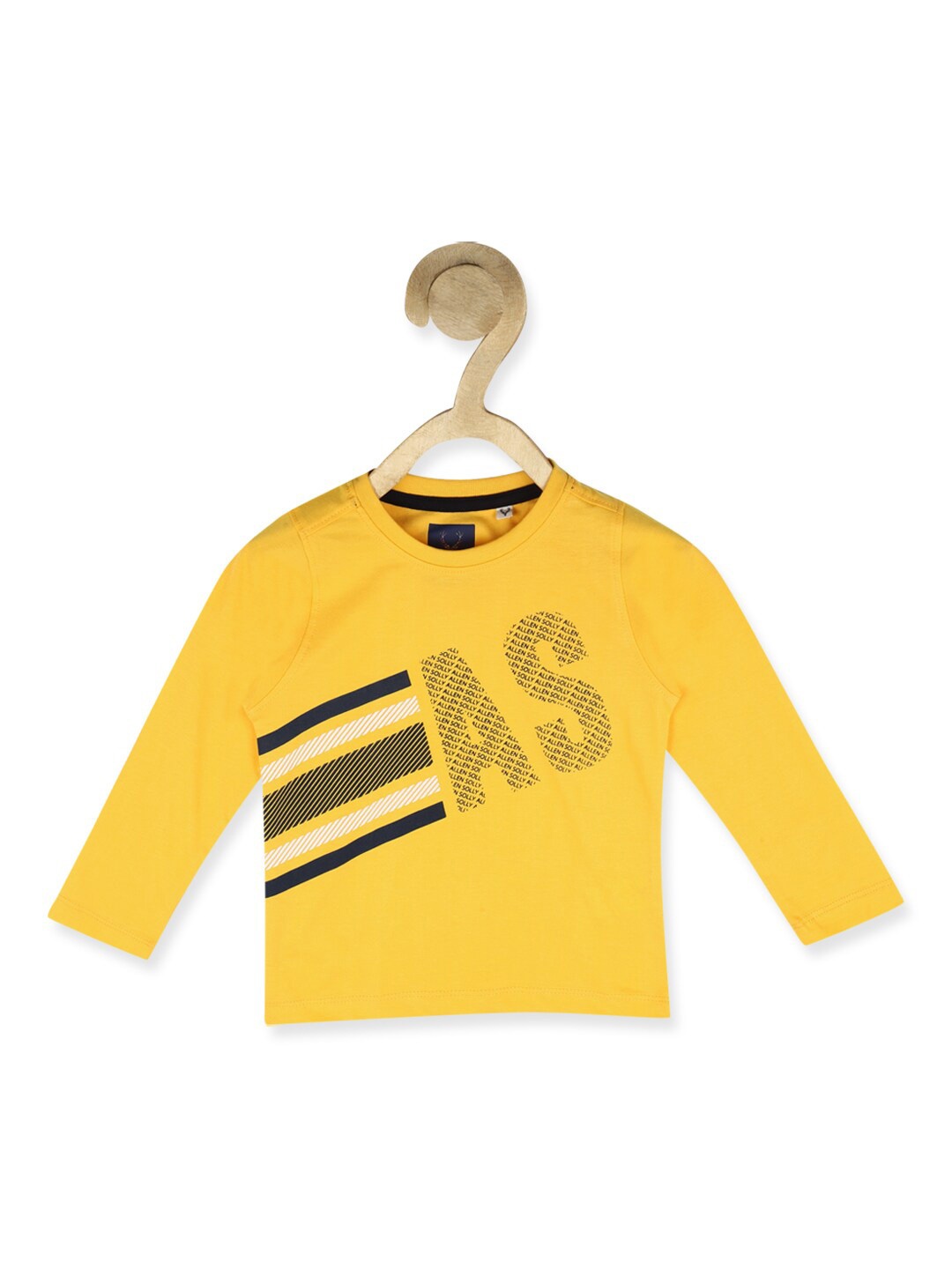 

Allen Solly Junior Boys Yellow Typography Printed T-shirt