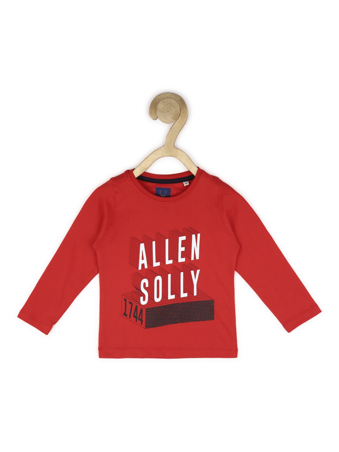 

Allen Solly Junior Boys Red Typography Printed T-shirt