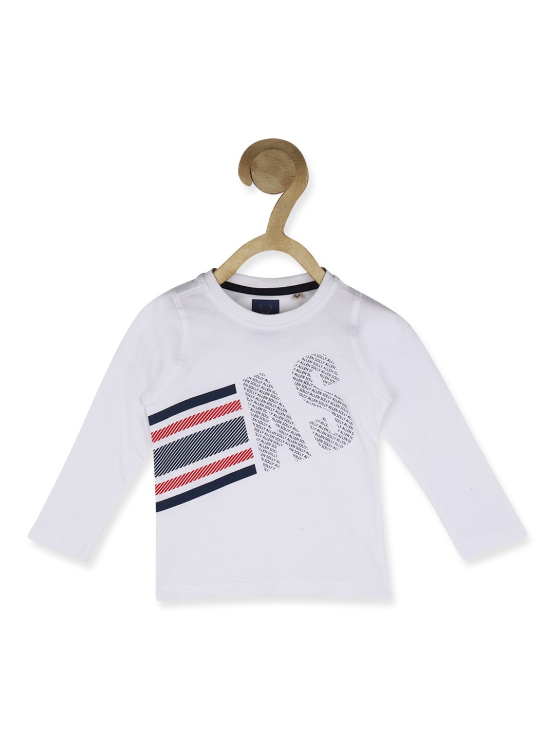

Allen Solly Junior Boys White Typography Printed T-shirt