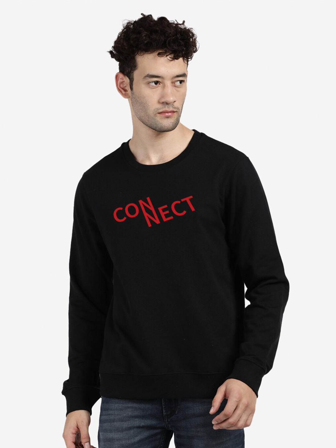 

BLACK RADIO Men Black Sweatshirt