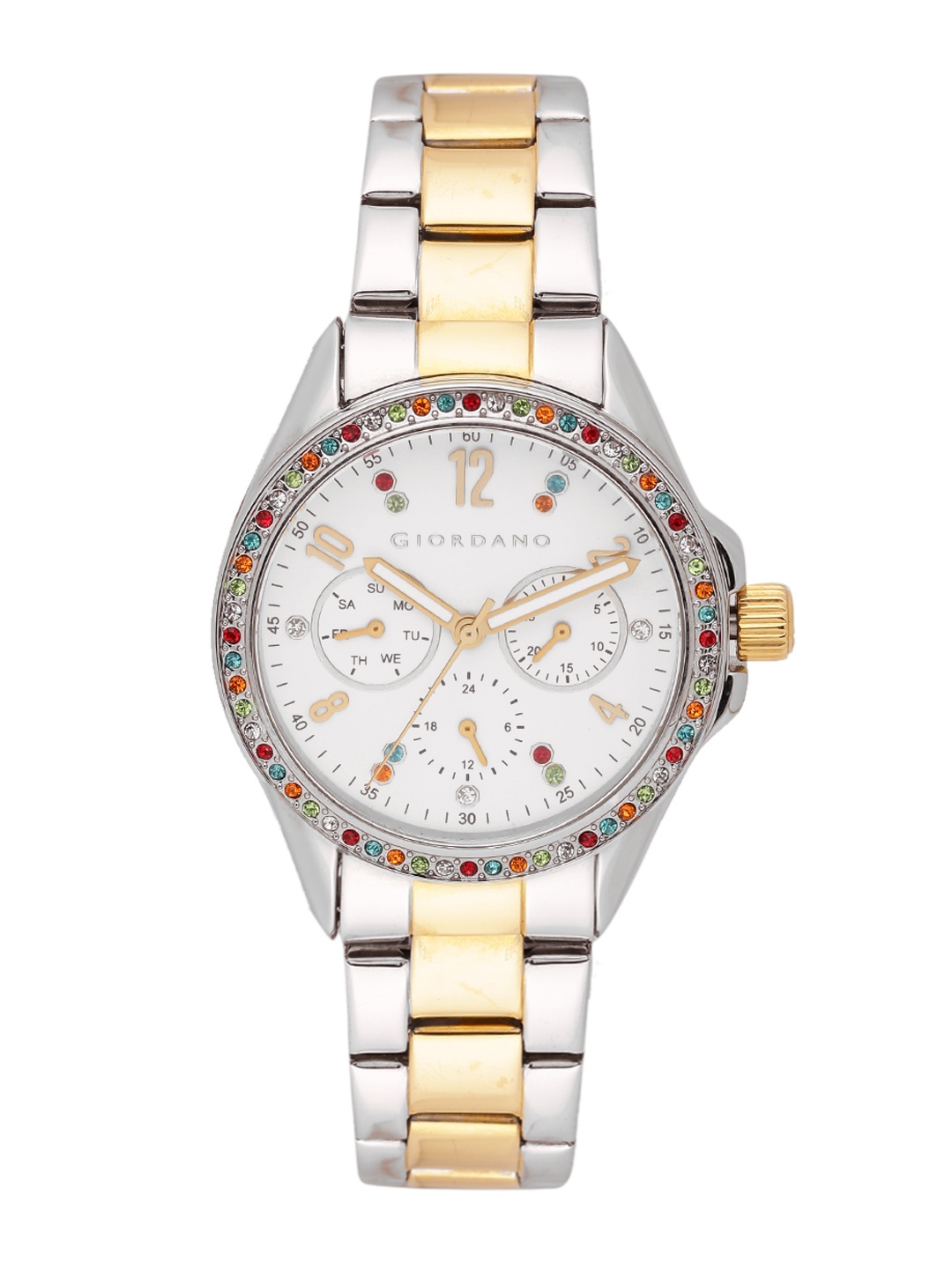 

GIORDANO Women White Analogue Watch A2002-33