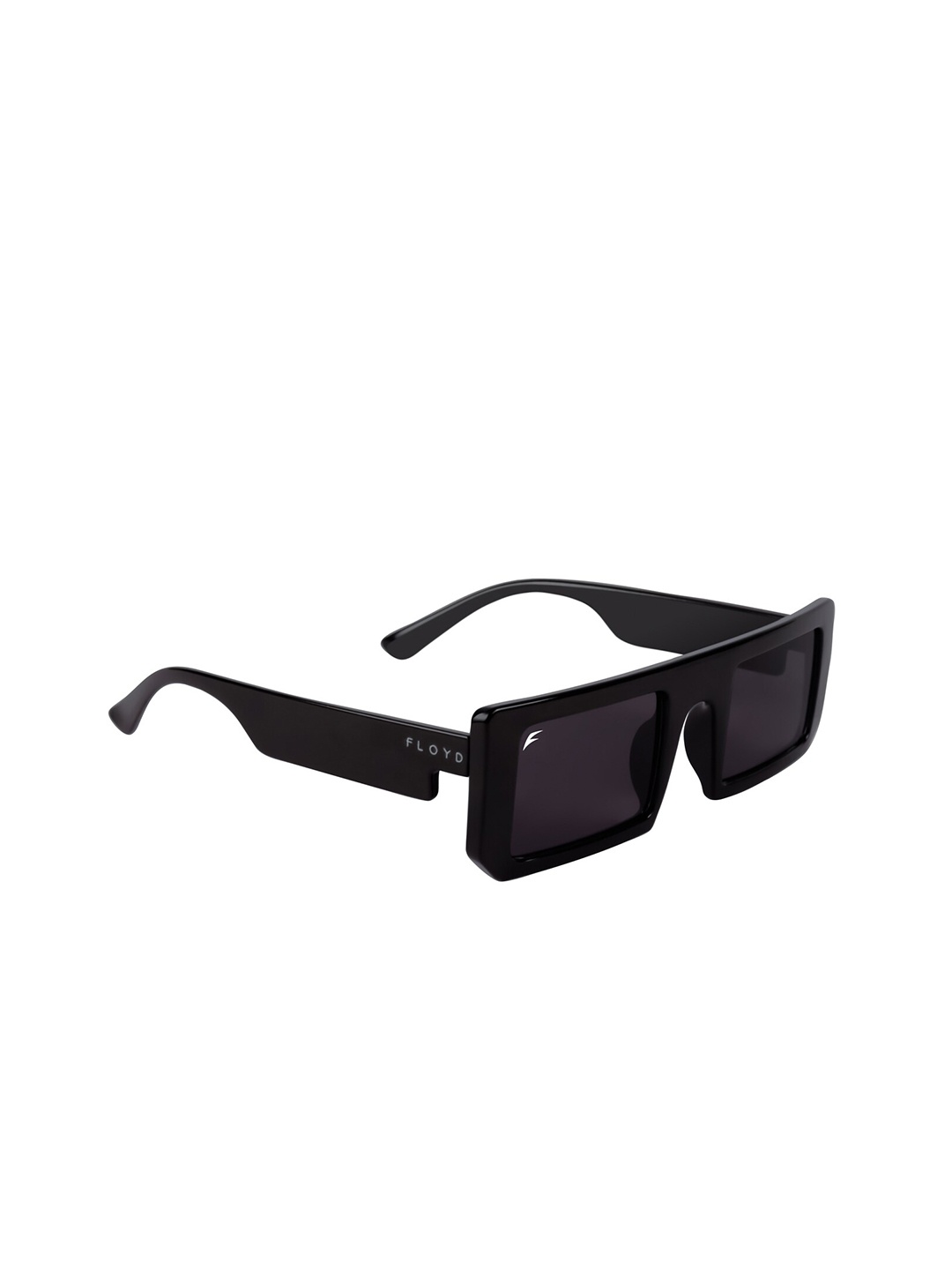 

Floyd Black Lens & Rectangle Sunglasses with UV Protected Lens- 13039_Blk_Blk