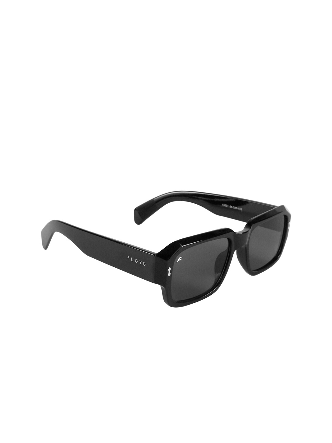 

Floyd Black Lens & Rectangle Sunglasses with UV Protected Lens- 13031_Blk_Blk