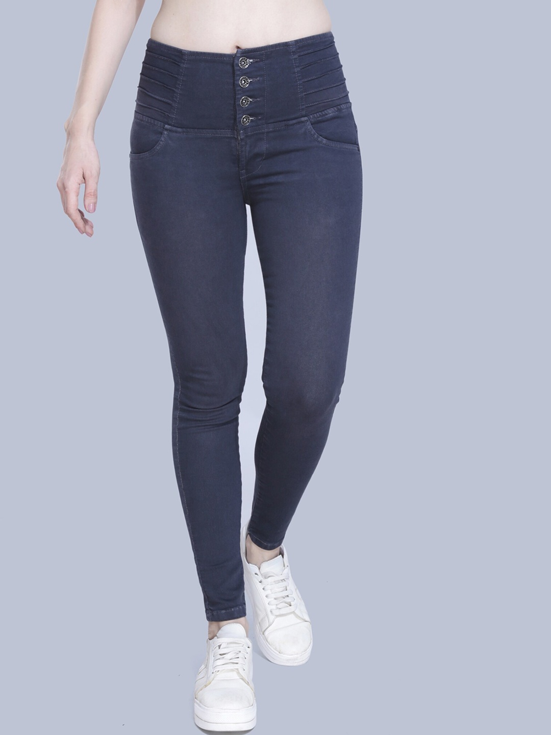 

FCK-3 Women Steel Hottie High-Rise Embroidered Stretchable Jeans