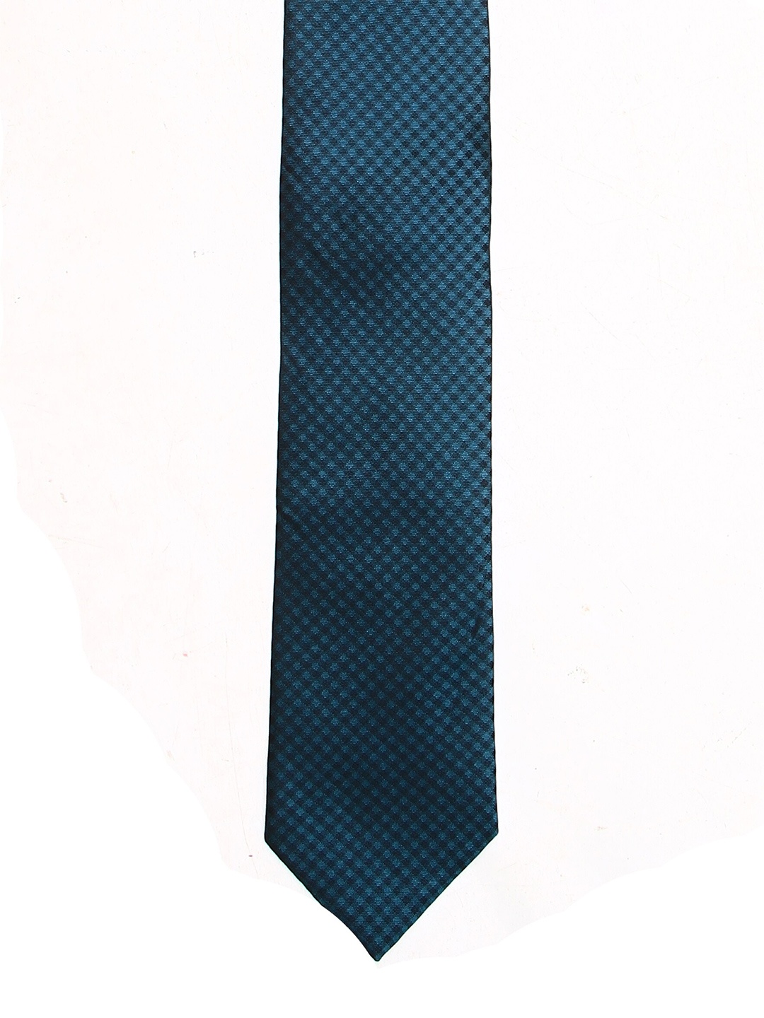 

Calvadoss Men Blue Checked Silk Broad Tie