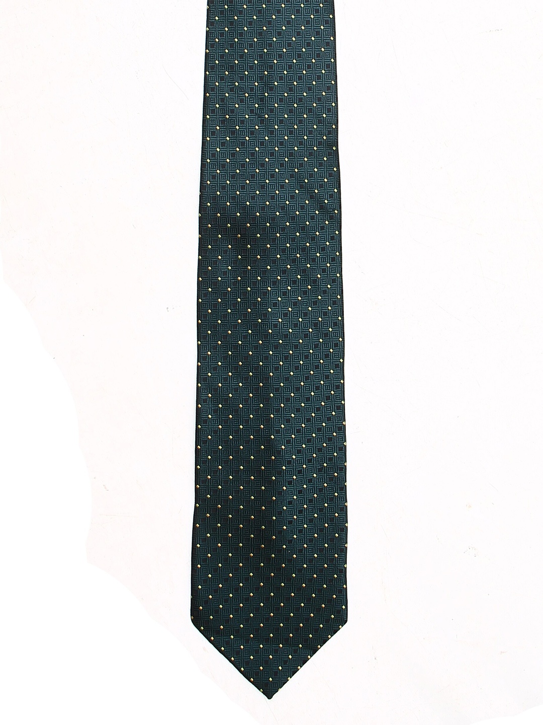 

Calvadoss Men Green Woven Design Broad Tie