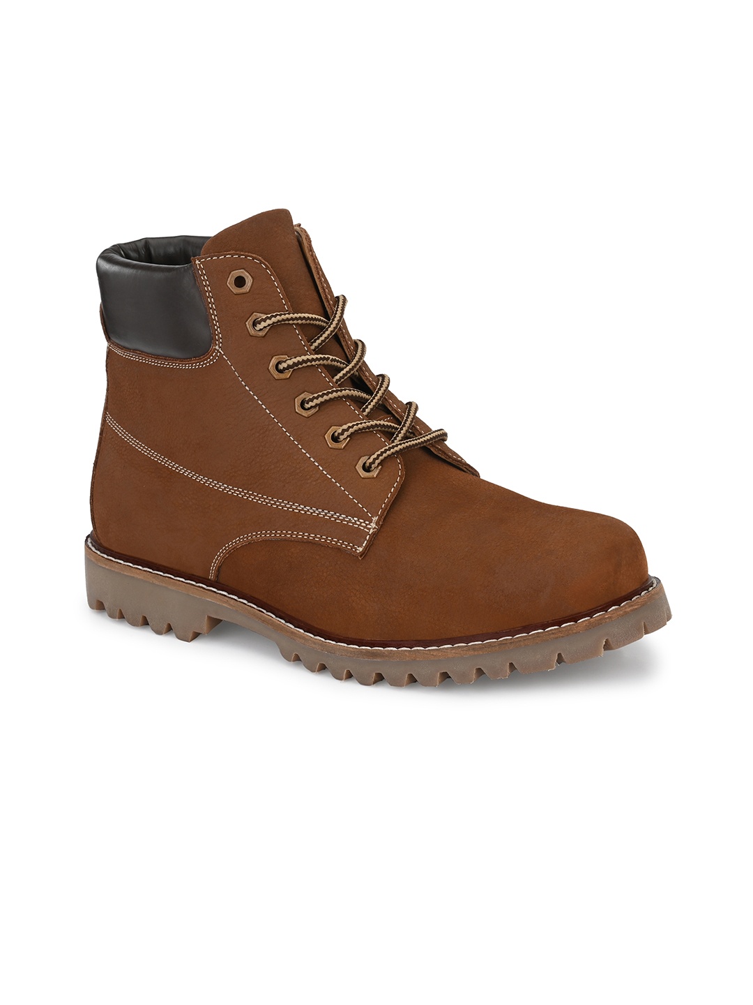 

Harrytech London Men Tan Solid Casual Block-Heeled Boots