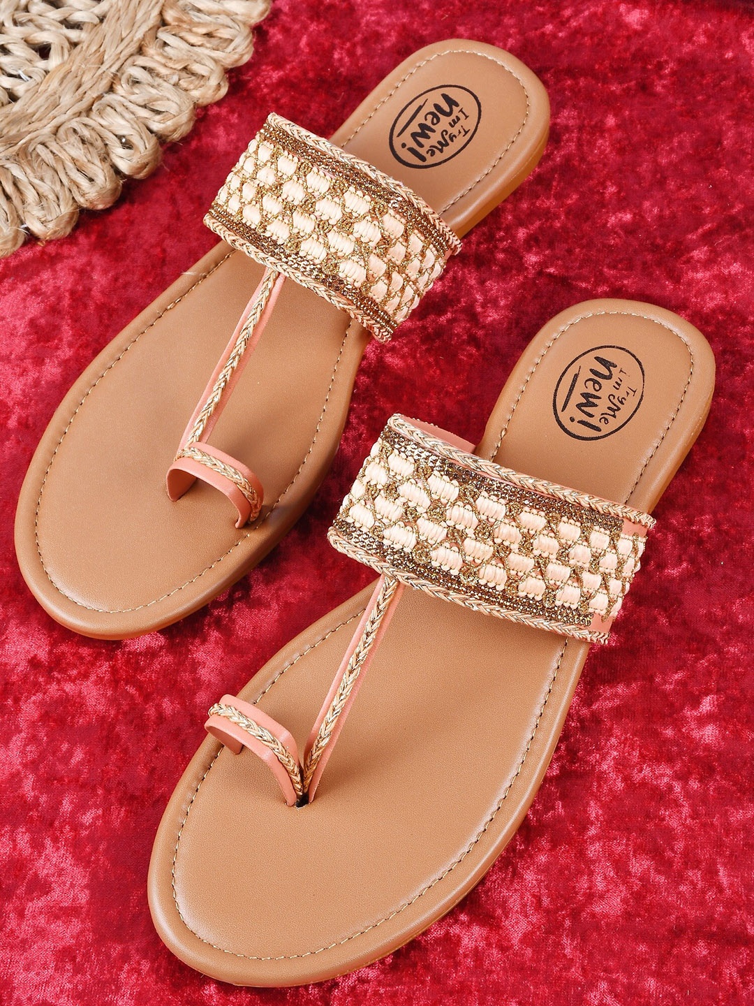 

Try Me Women Pink Ethnic One Toe Flats