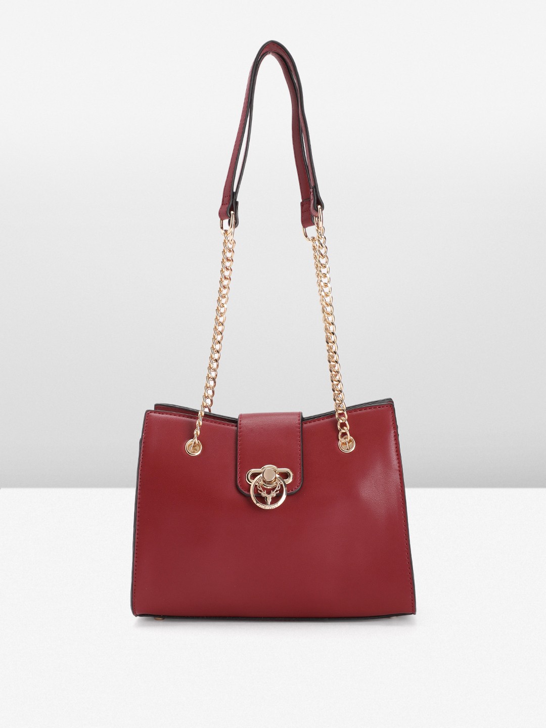 

Allen Solly Structured Shoulder Bag, Maroon