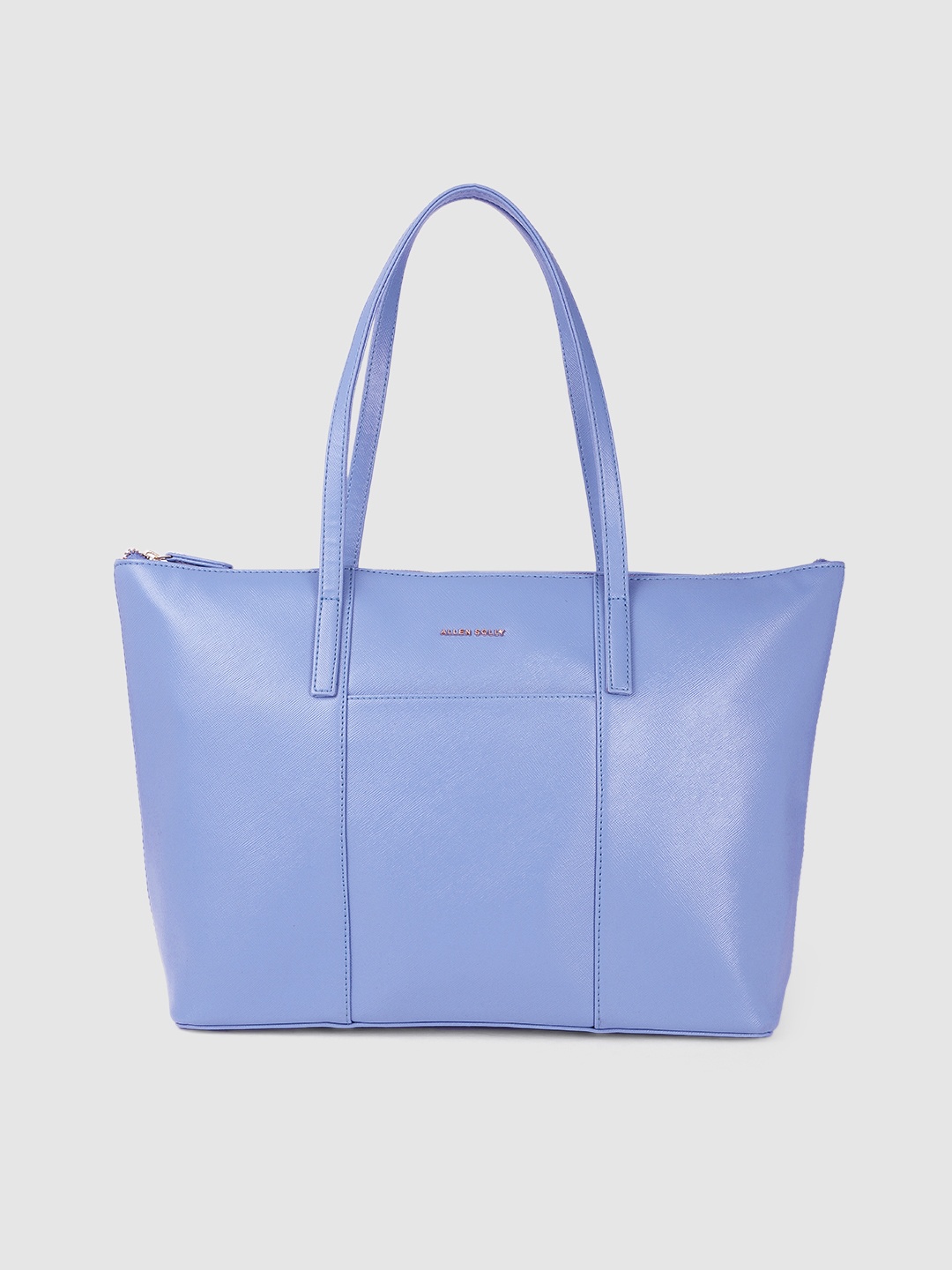 

Allen Solly Blue Textured Oversized Structured Laptop Shoulder Bag