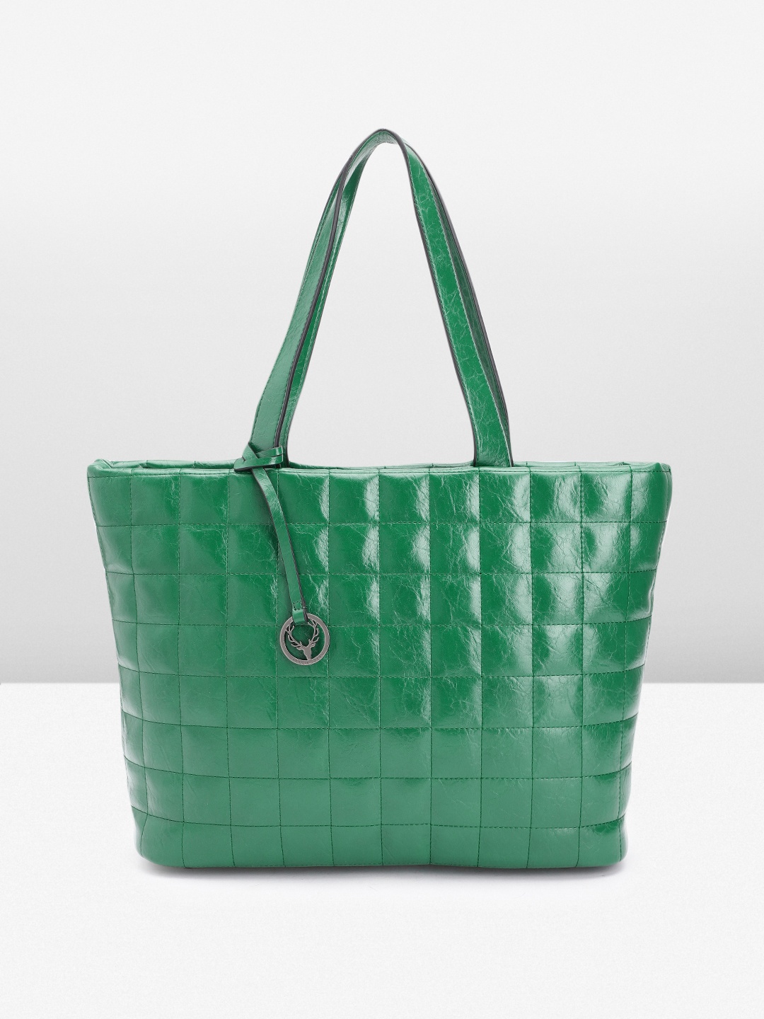 

Allen Solly Quilted Laptop Bag, Green