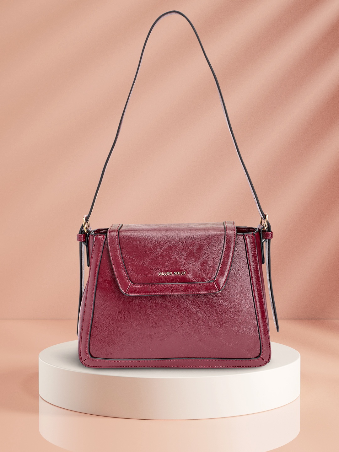

Allen Solly Women Solid Shoulder Bag, Red
