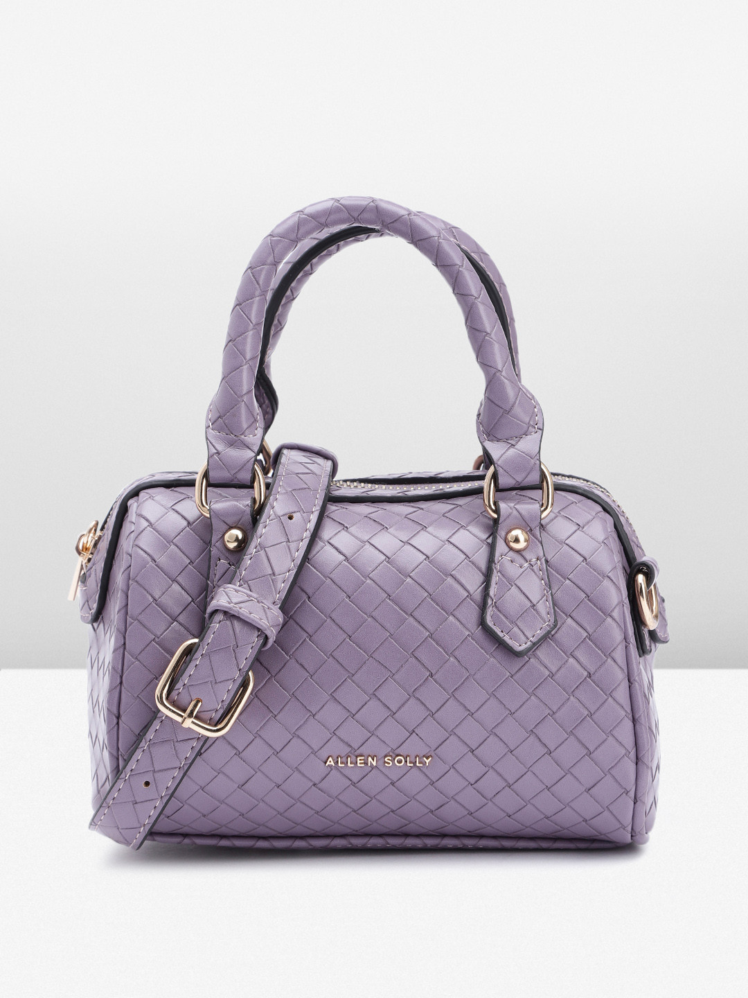 

Allen Solly Woven Design Handheld Bag, Purple