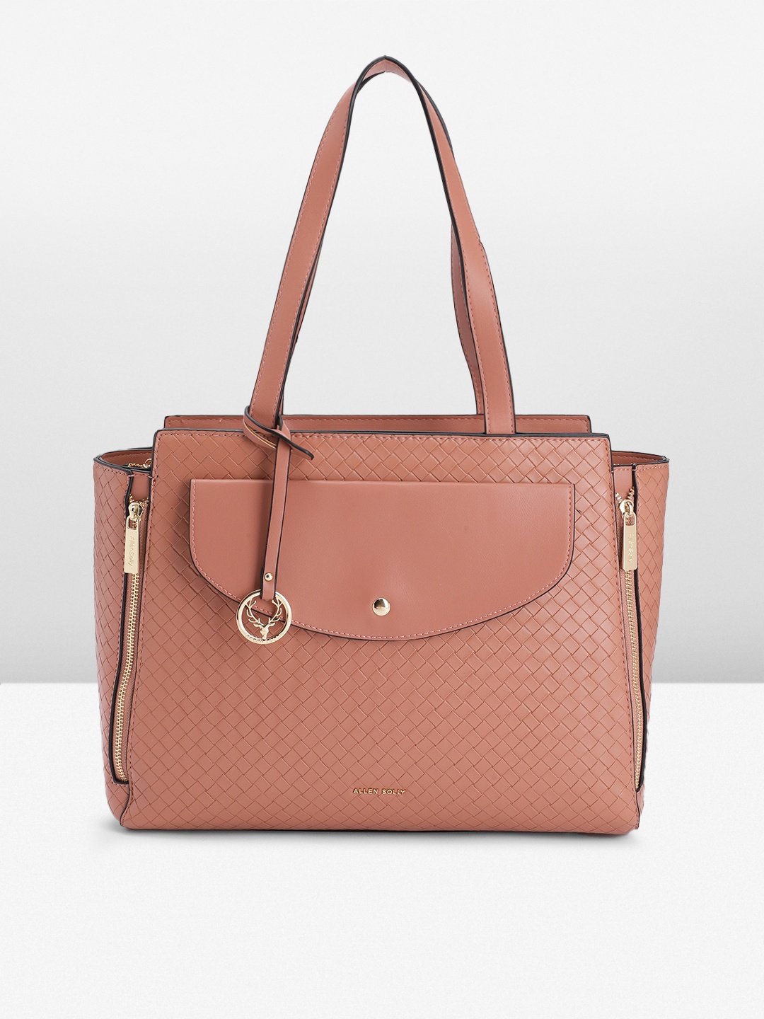 

Allen Solly Textured Shoulder Bag, Pink