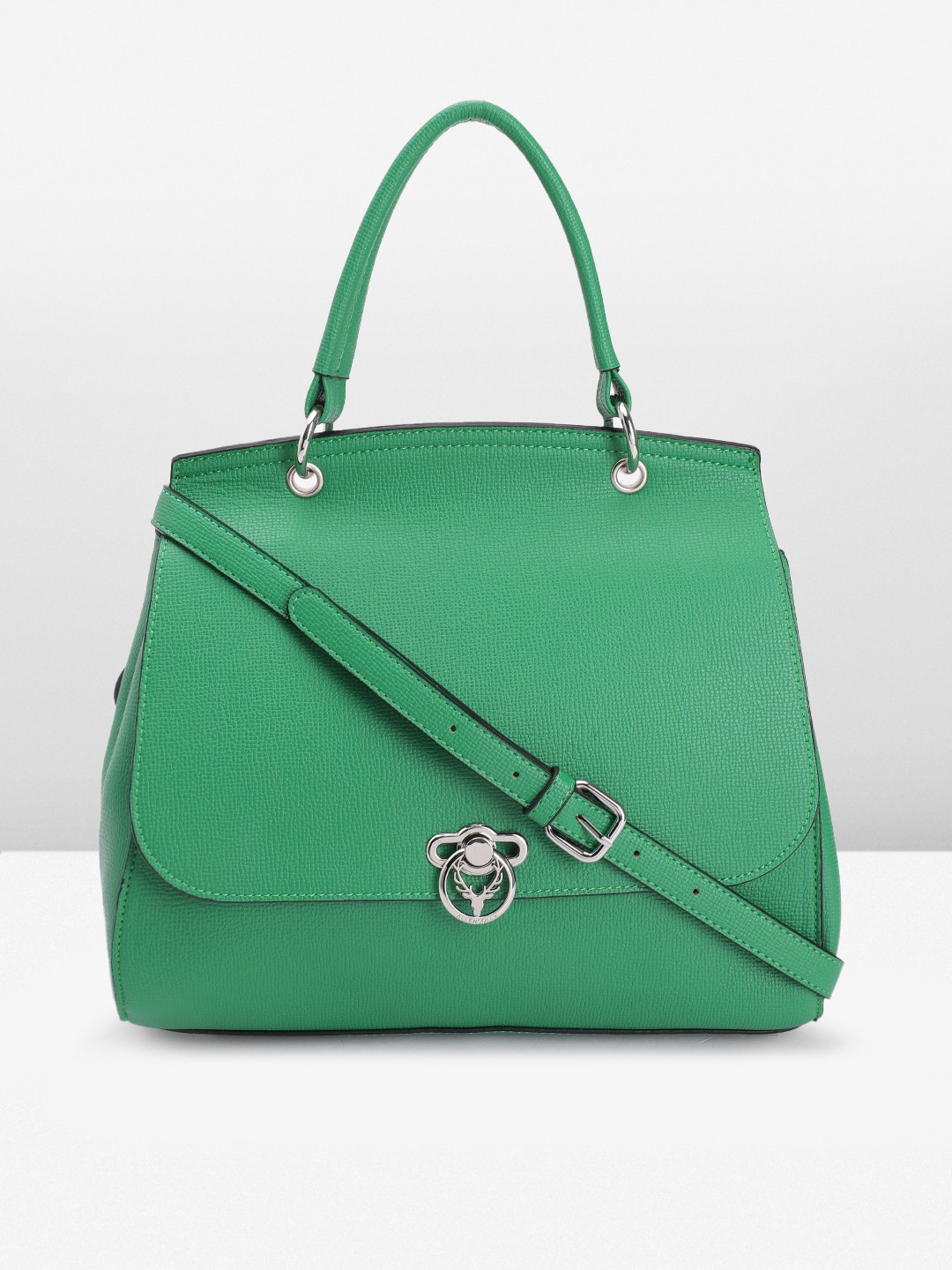 

Allen Solly Structured Satchel, Green