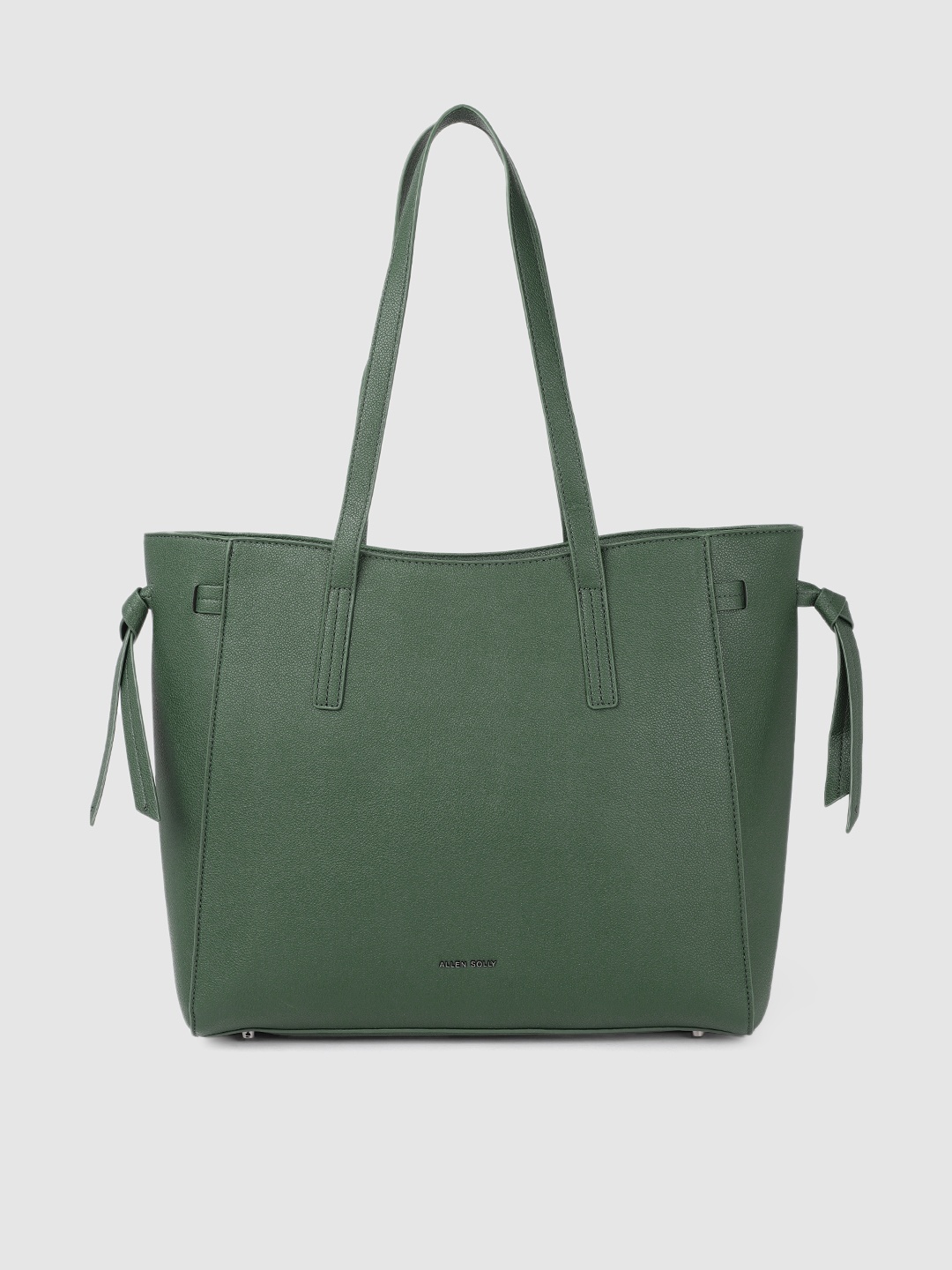 

Allen Solly Women Green Solid Structured Shoulder Bag