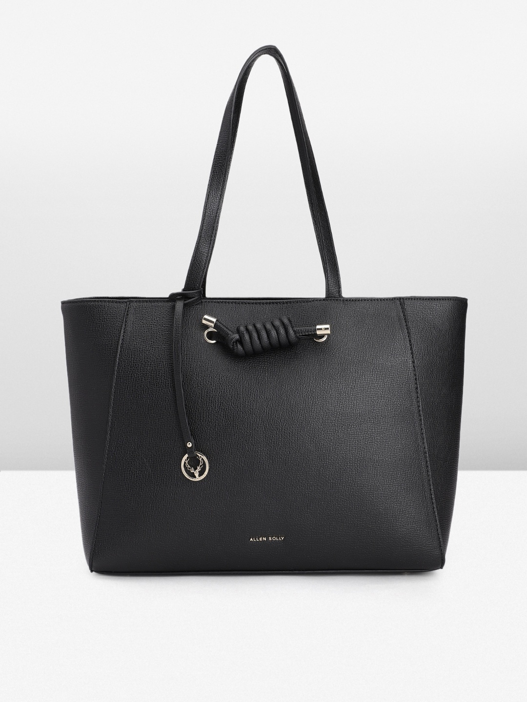 

Allen Solly Black Textured Shoulder Bag