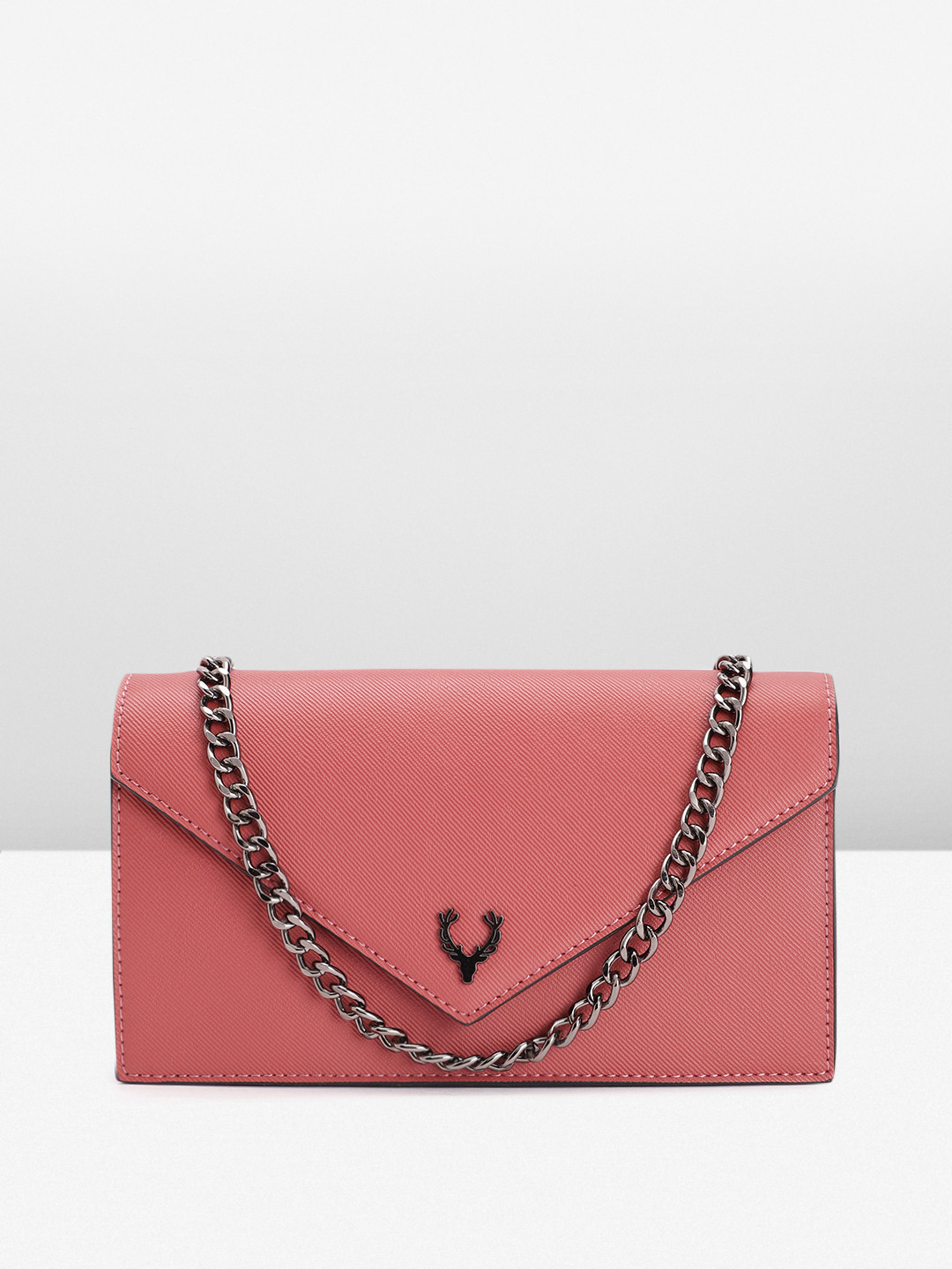 

Allen Solly Structured Sling Bag, Pink
