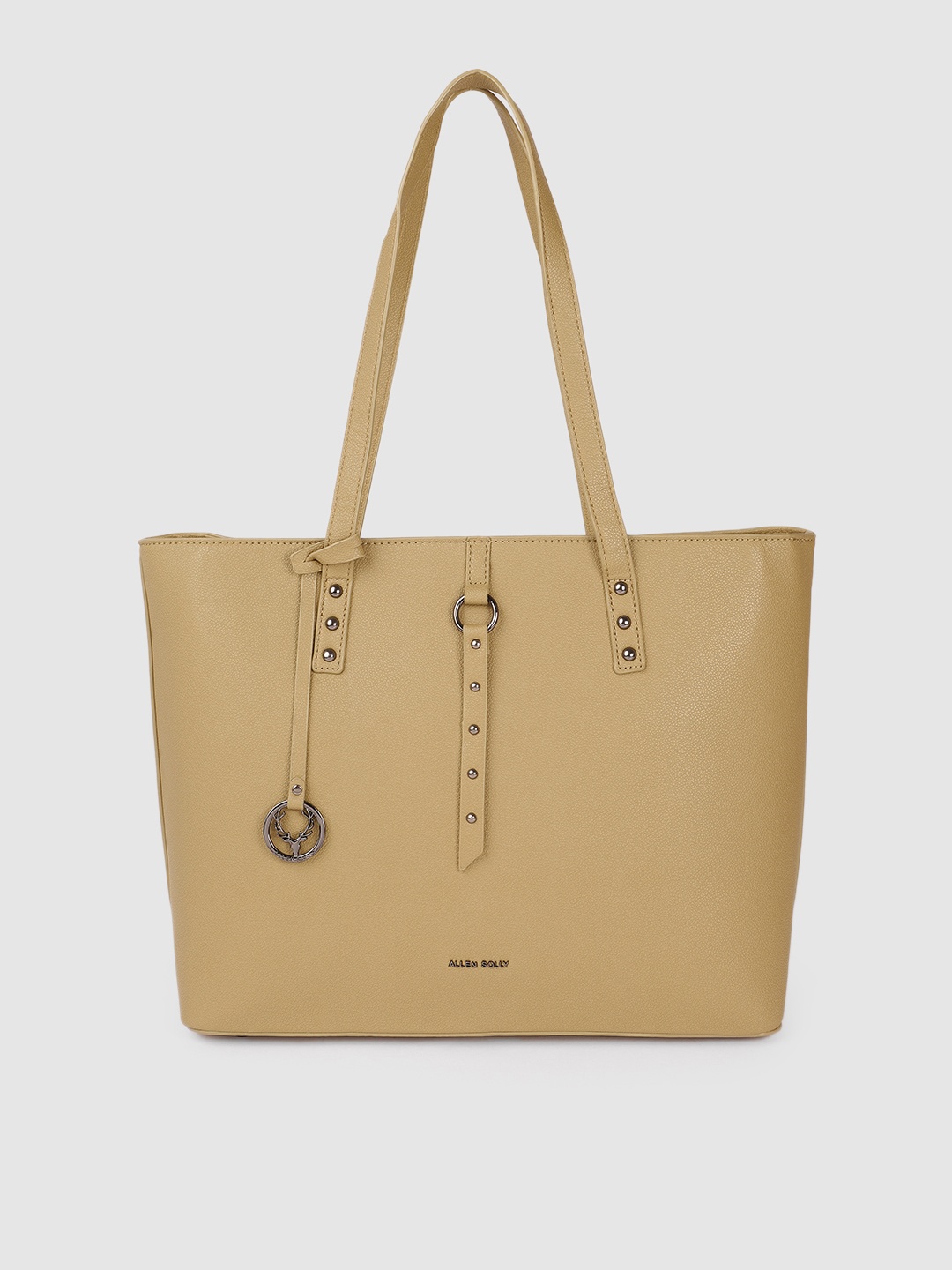 

Allen Solly Khaki Solid Structured Shoulder Bag