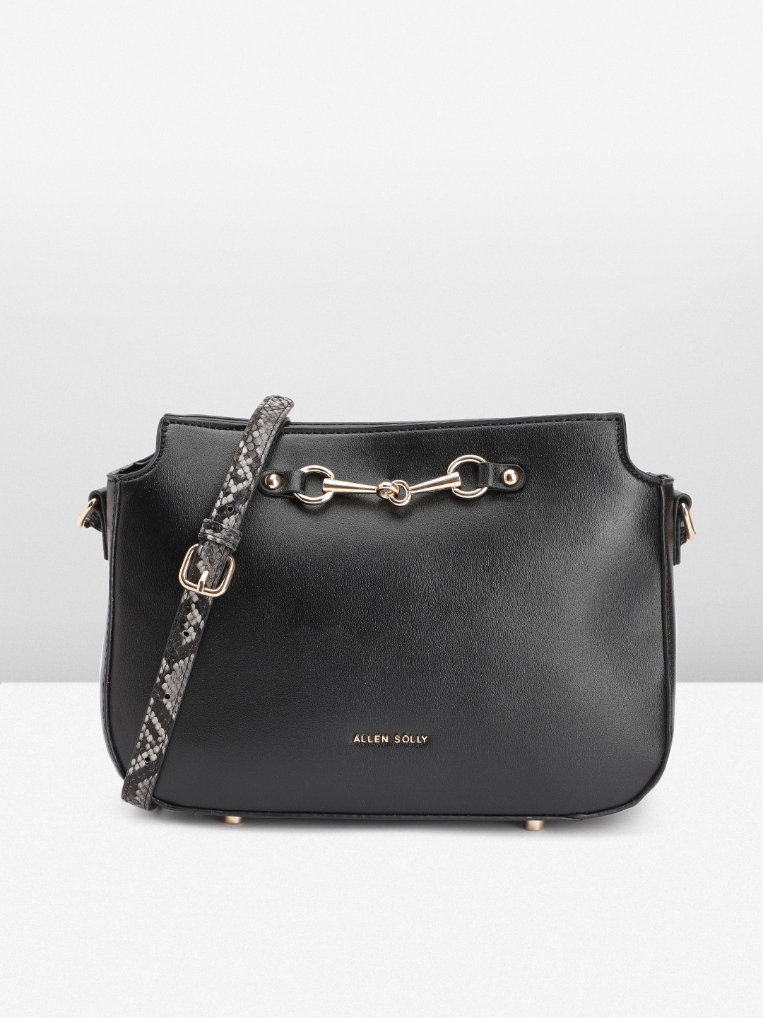 

Allen Solly Women Solid Sling Bag, Black