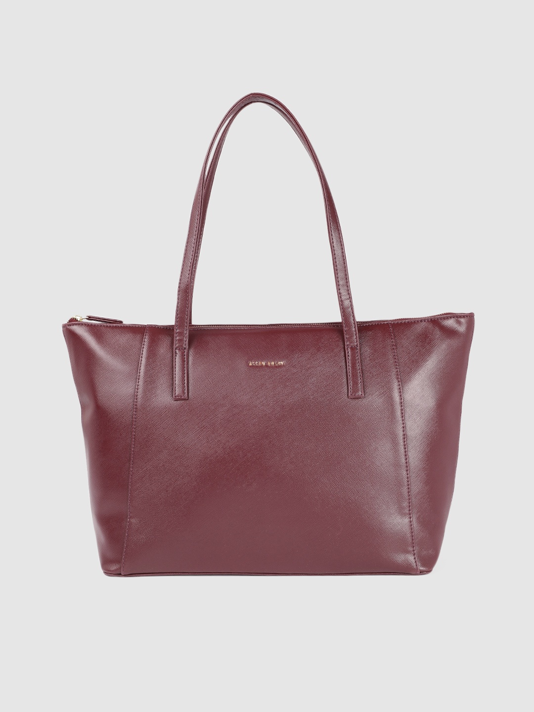 

Allen Solly Burgundy Solid Oversized Structured Shoulder Bag