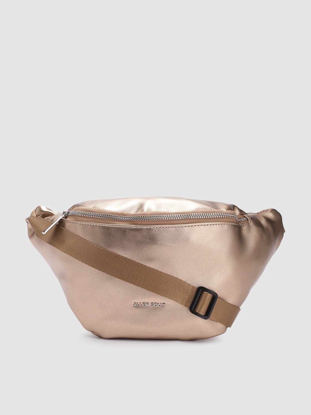 

Allen Solly Women Solid Waistpouch, Gold