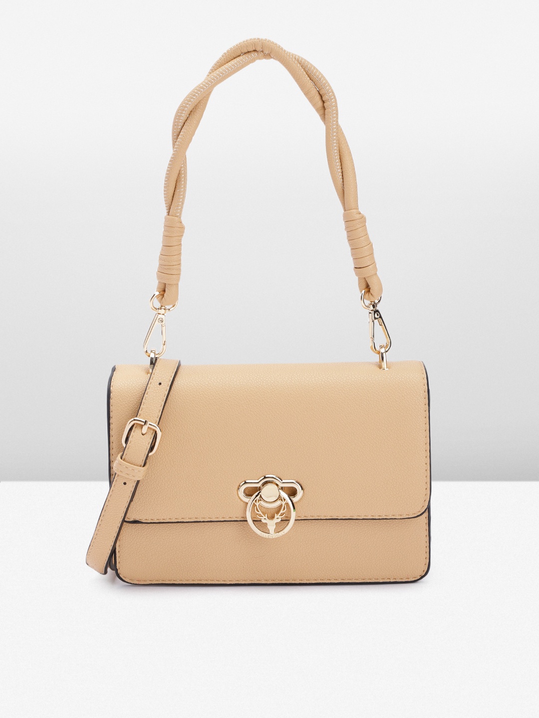 

Allen Solly Structured Shoulder Bag, Beige