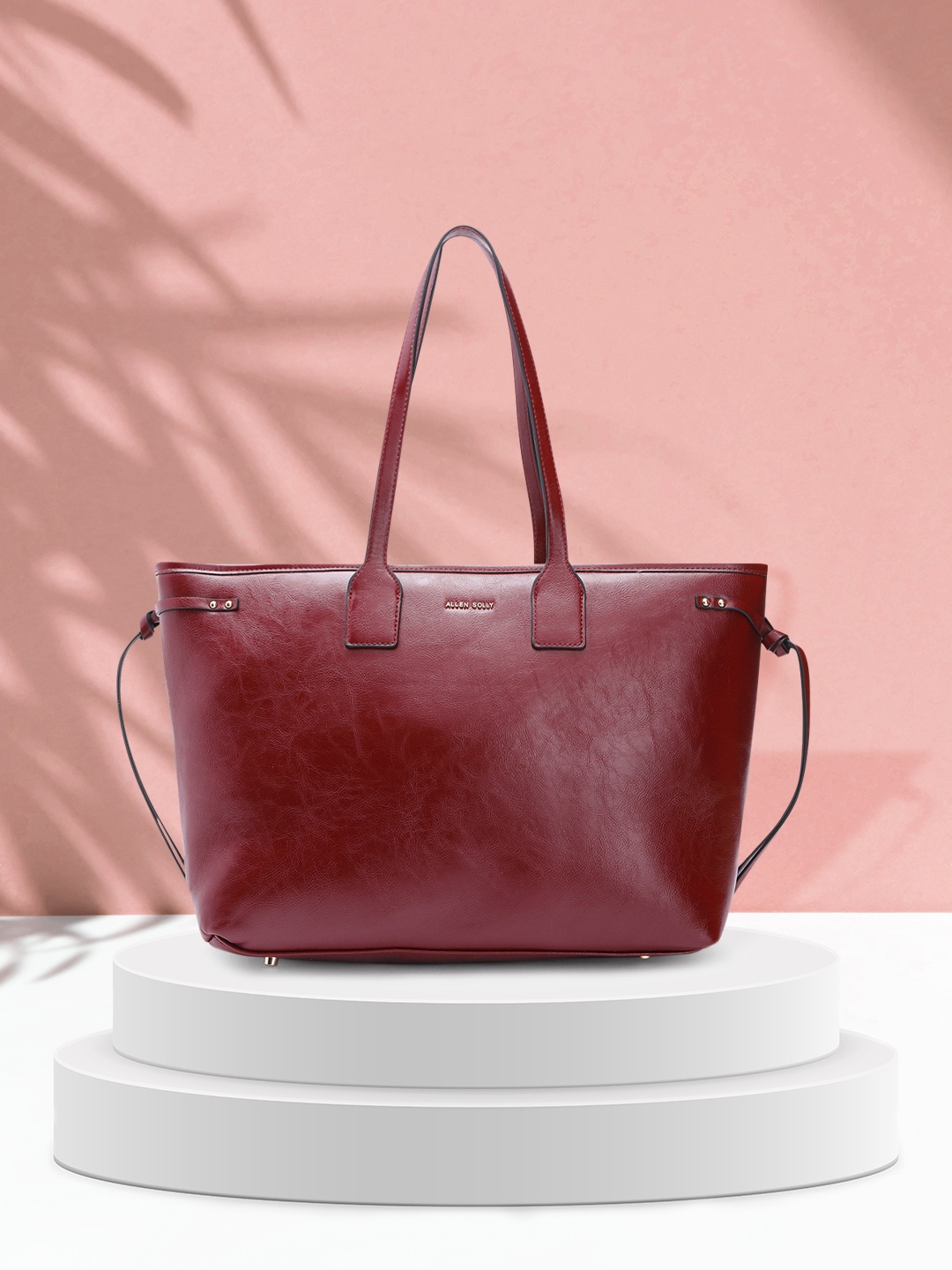 

Allen Solly Structured Shoulder Bag, Burgundy