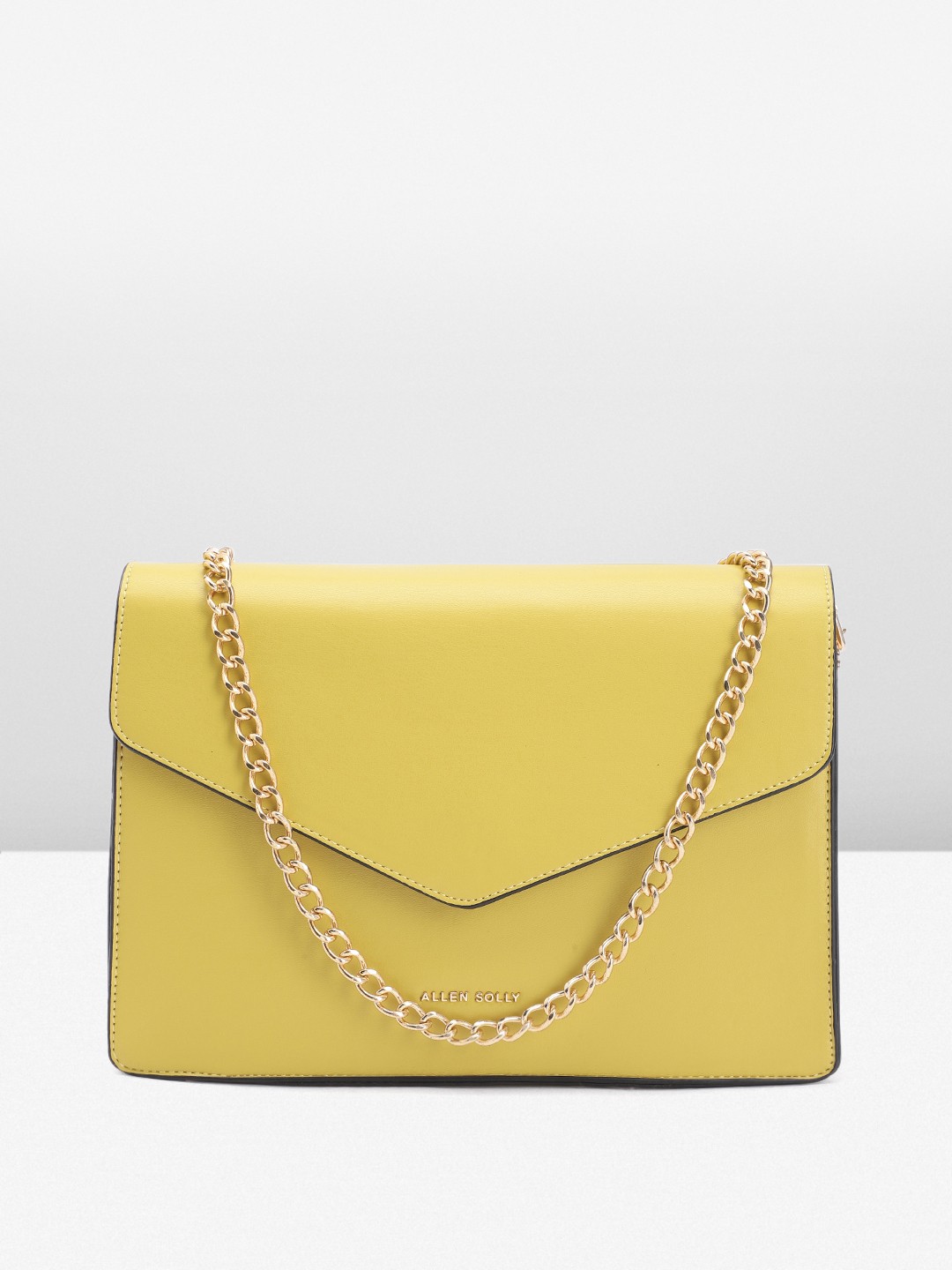 

Allen Solly Envelope Style Sling Bag, Yellow