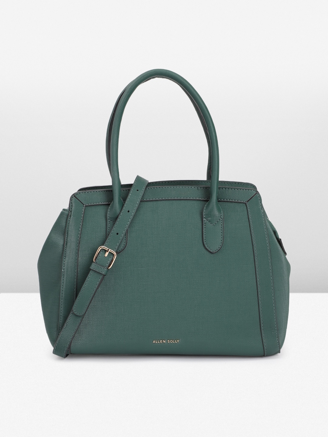 

Allen Solly Women Solid Handheld Bag, Green