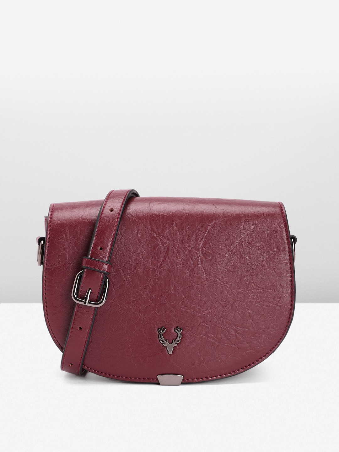 

Allen Solly Half Moon Sling Bag, Burgundy