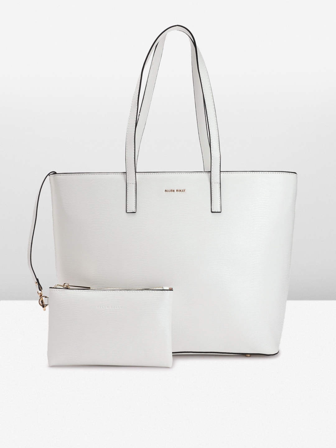

Allen Solly White Textured Shoulder Bag