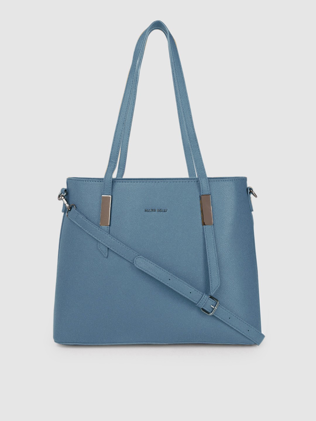 

Allen Solly Women Blue Solid Structured Shoulder Bag