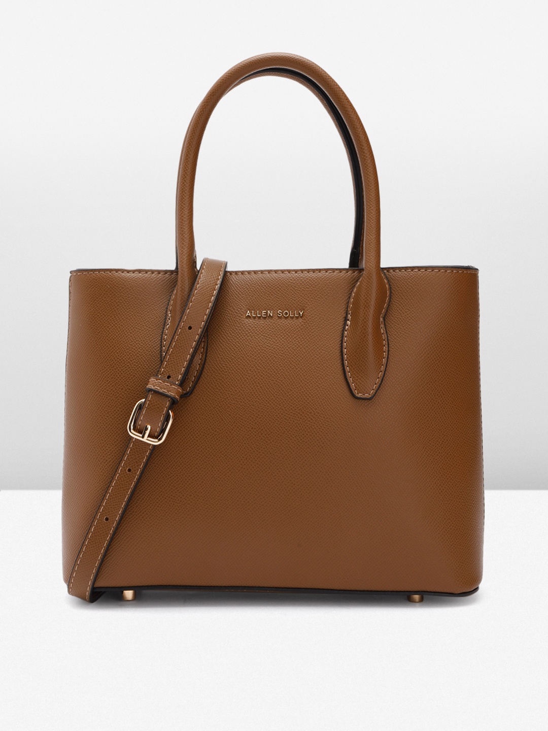 

Allen Solly Structured Handheld Bag, Tan