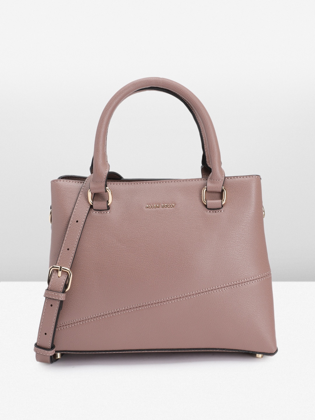 

Allen Solly Structured Handheld Bag, Mauve