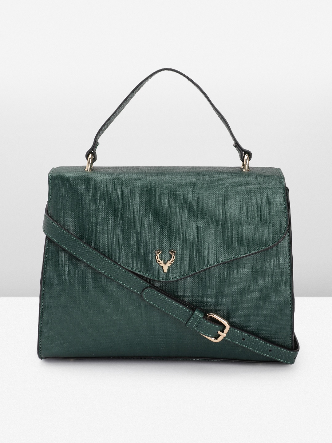 

Allen Solly Structured Satchel, Green