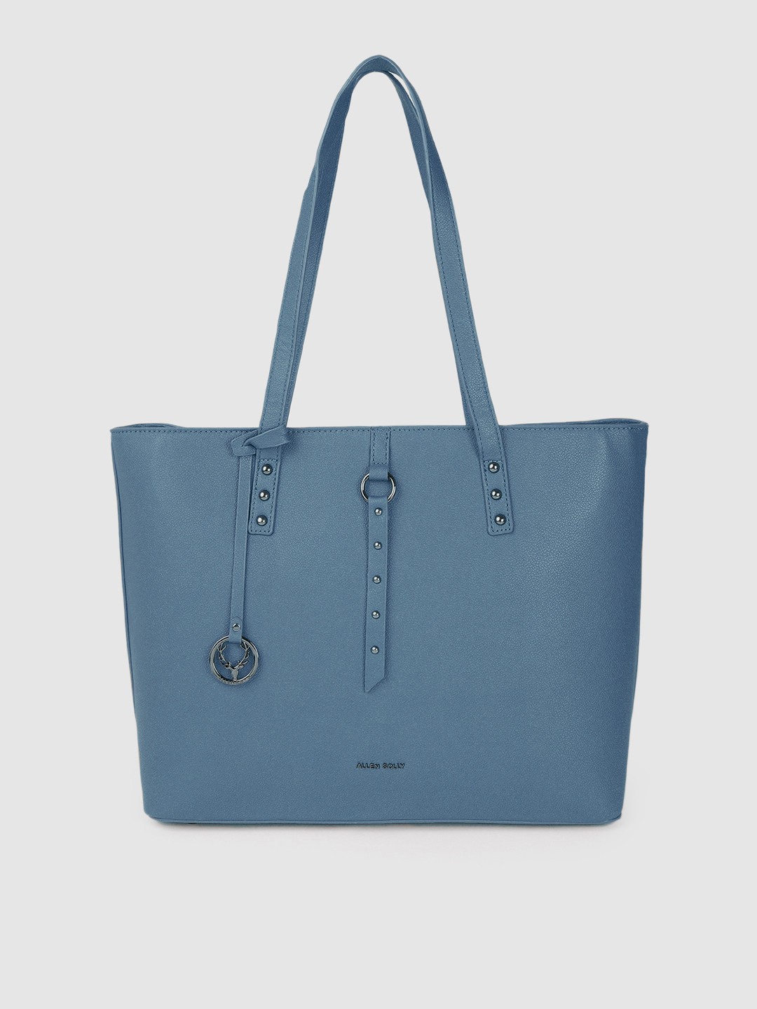 

Allen Solly Women Blue Solid Structured Shoulder Bag