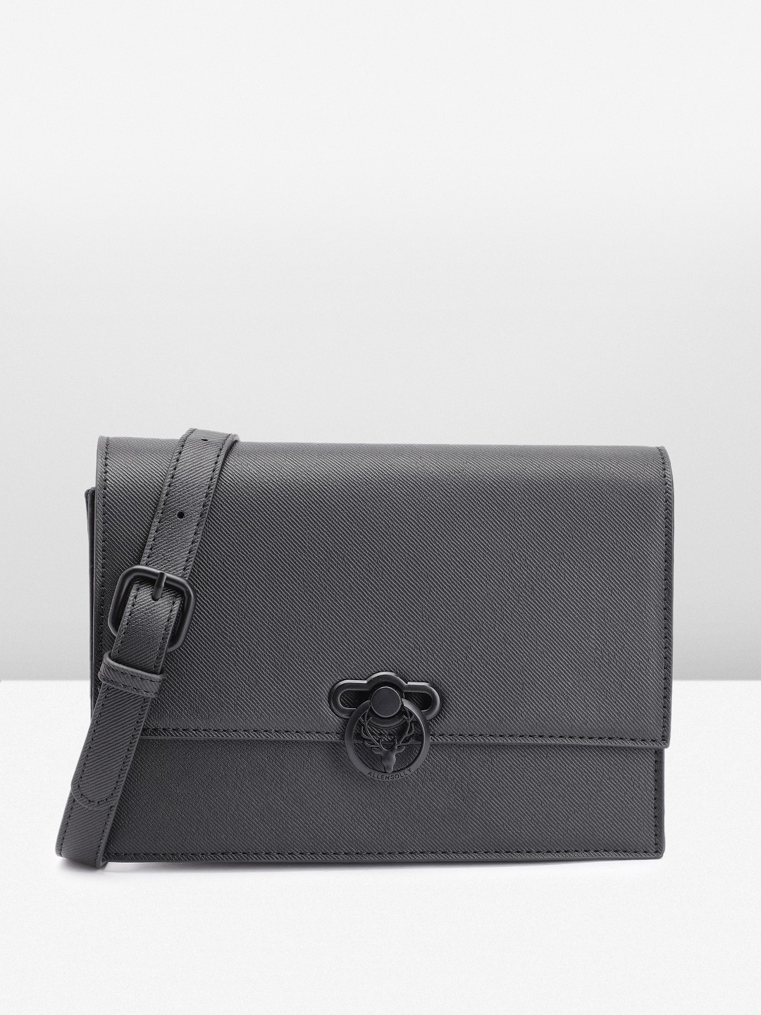 

Allen Solly Structured Sling Bag, Black