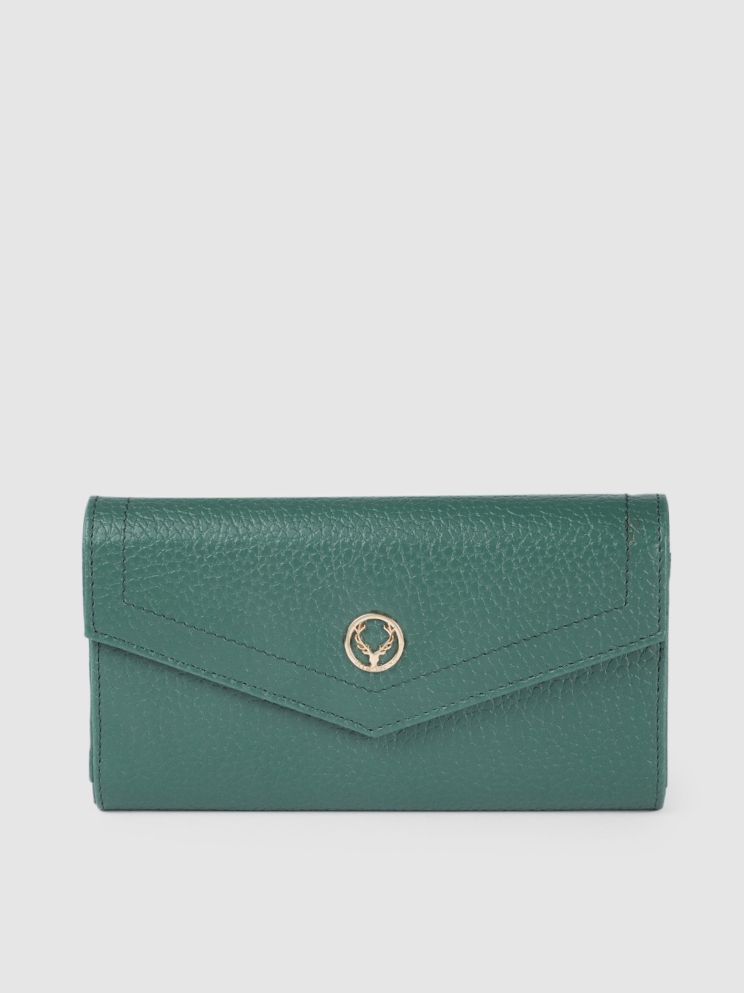 

Allen Solly Women Green Solid Envelope