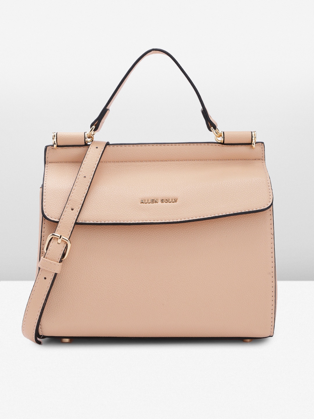 

Allen Solly Structured Satchel, Nude